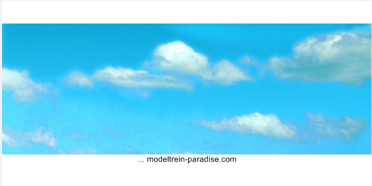 46105 ... Modelspoor-achtergrond .. wolken (2-delig)