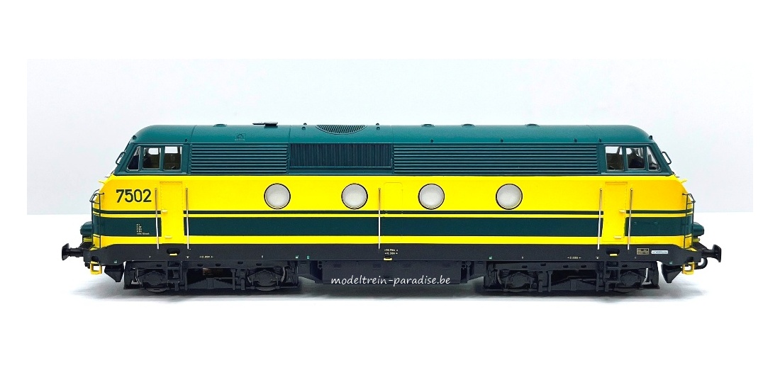 9406.05 ... NMBS .. Dieselloc 7505 ..  Antwerpen Dam … AC/SND