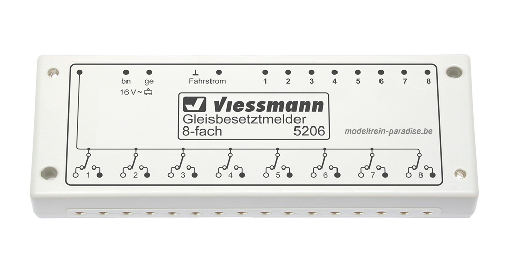 5206 ... Railbezetmelder voor 8 secties