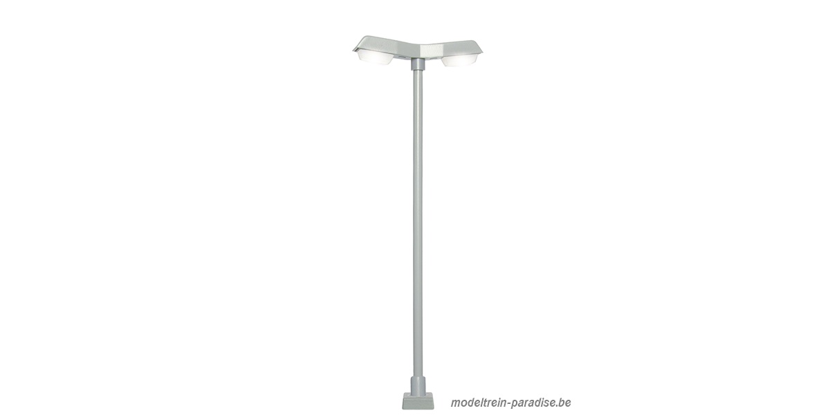 60971 ... H0 / Moderne straatlantaarn, 2 LED's wit"